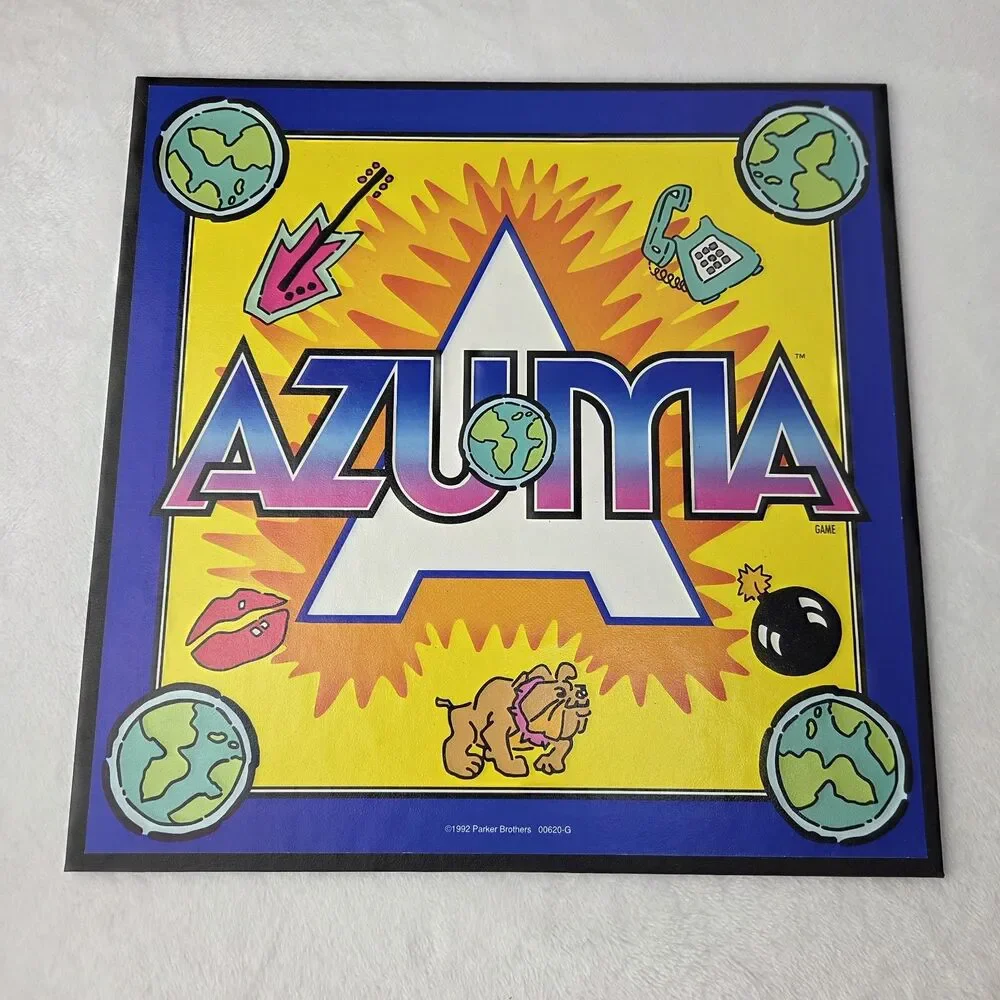 Vintage 1992 Azuma Board Game Parker Brothers Complete Family Party Game